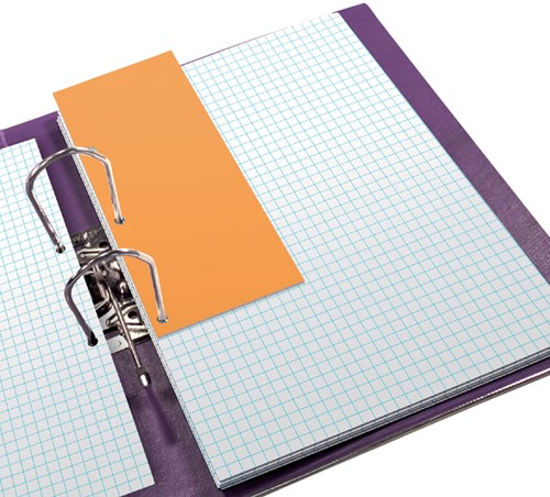 Scheidingsstrook Oxford duo 240x105mm oranje 60 stuks-2