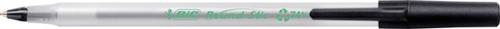 Balpen Bic Ecolutions round stic medium zwart
