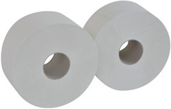 Toiletpapier Cleaninq T2 jumbo klein 2-laags 12x170m wit
