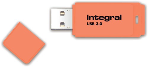 USB stick 2.0 Integral Neon USB-A 16GB oranje-3