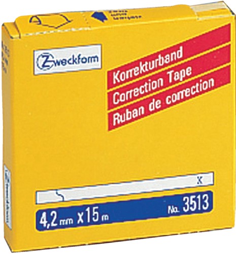 Correctietape Zweckform 3513 4.2mmx15m 1regel