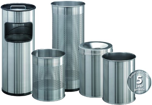 As-papierbak Durable 3373-23 rond RVS-3