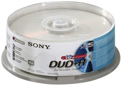 DVD+R SONY CB 25 STUKS 25 STUK