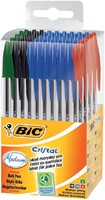 Balpen Bic Cristal medium assorti in tubo verpakking-3