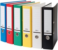 Ordner Qbasic A4 80mm karton geel-2