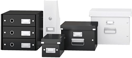 Opbergdoos Leitz Click & Store WOW klein gerecycled karton 220x160x282mm wit-2