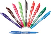 Rollerpen PILOT friXion medium zwart blister à 3 stuks-3