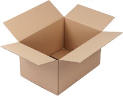 Verzenddoos Easy Pack FSC A3 enkelgolf 440x310x250mm bruin, pk30