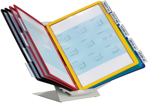 Bureaustandaard Durable 5579 Vario Pro met 10-tassen grijs-2