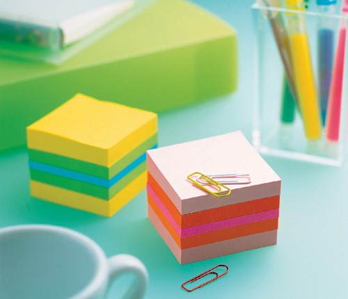 Memoblok Post-it 2051 51x51mm kubus lemon-2