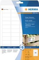 Etiket HERMA Power 10902 45.7x21.2mm wit 1200 stuks-1