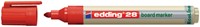 Whiteboardmarker edding 28 EcoLine rond 1.5-3mm rood