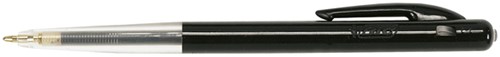 Balpen Bic M10 medium zwart in tubo verpakking-2