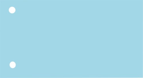 Scheidingsstrook Elba breed 225x120mm 190gr blauw 100 stuks