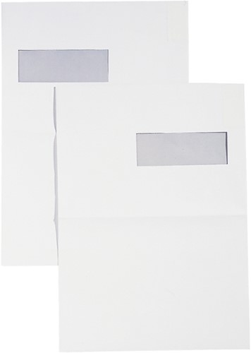 Envelop Hermes akte C4 229x324mm venster 4x11links 250 stuks-3