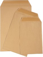 Envelop Quantore akte P185 185x280mm bruinkraft 500 stuks-2