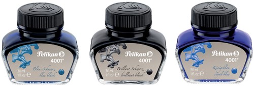Vulpeninkt Pelikan 4001 30ml blauw/zwart-3