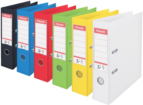 Ordner Esselte No.1 Power VIVIDA 75mm 30% gerecycled PP folie wit-2