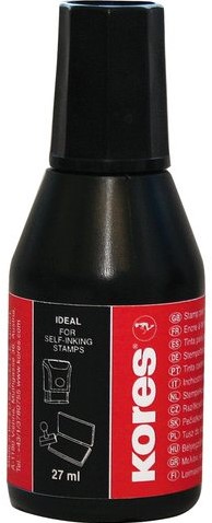 Stempelinkt Kores 27ml zwart
