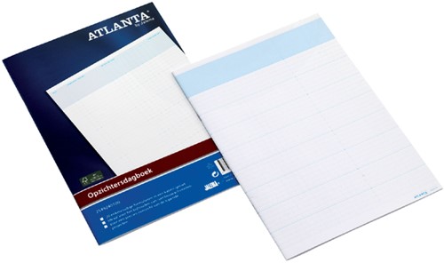 Opzichtersdagboek Djois Atlanta 294x207mm 20vel wit