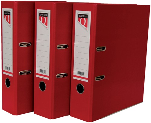 Ordner Quantore A4 80mm PP rood-3