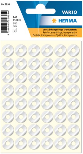 Versterkingsringen HERMA 5894 12mm 240 stuks
