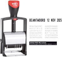 Woord-datumstempel Colop Heavy Duty 2000/WD Classic Line 12 teksten-2
