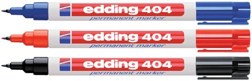 Viltstift edding 404 rond 0.75mm blauw-2