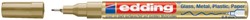 Paintmarker edding 780 op oliebasis 0.8mm goud