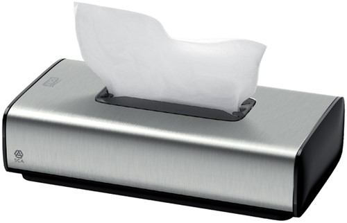 Facial tissuedispenser Tork F1 Image Line zilver 460013-2