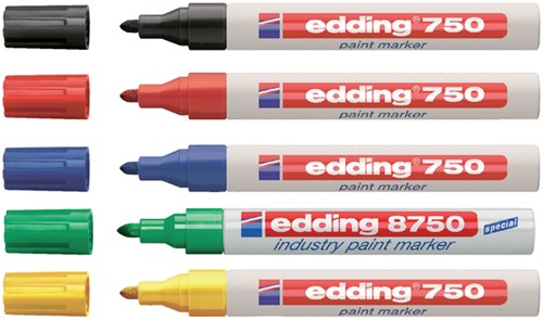 Paintmarker edding 750 op oliebasis 2-4mm blauw-3