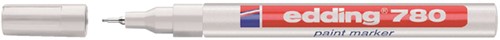 Paintmarker edding 780 op oliebasis 0.8mm wit blister à 1 stuk-2