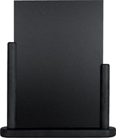 Krijtbord Securit 230x200x60mm zwart hout-2