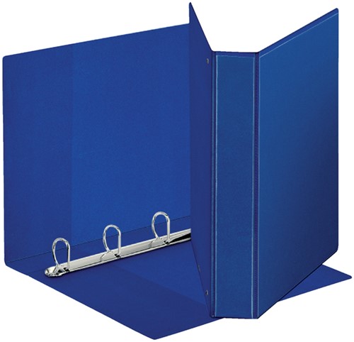 Presentatieringband Esselte panorama A4 4-rings D-mechaniek 38mm PP blauw