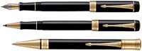 Vulpen Parker Duofold Classic black 18k GT medium-2