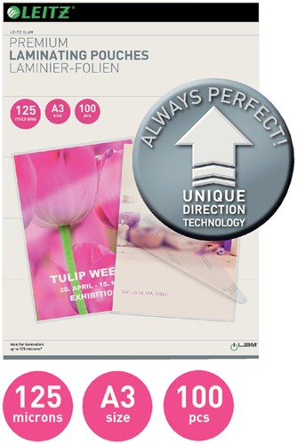 Lamineerhoes Leitz iLAM A3 2x125micron 100 stuks-2