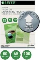 Lamineerhoes Leitz iLAM A5 2x80micron 100 stuks-2