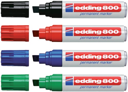 Viltstift edding 800 schuin 4-12mm rood-2
