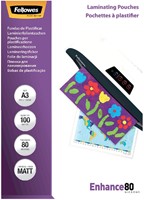 Lamineerhoes Fellowes A3 2x80micron mat 100 stuks-3