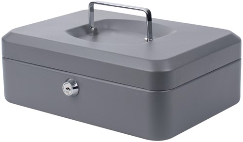 Geldkist Pavo 250x180x90mm grijs-3