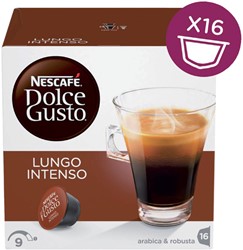 Koffiecups Dolce Gusto lungo intenso 16 stuks
