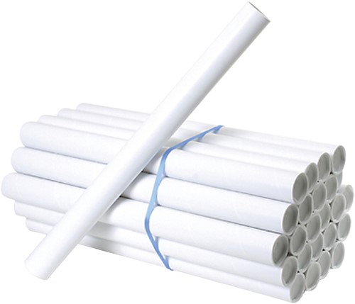 Verzendkoker CleverPack A3 330x50mm met doppen wit pak à 20 stuks-2