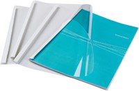 Thermische omslag Fellowes A4 3mm wit 100 stuks-1