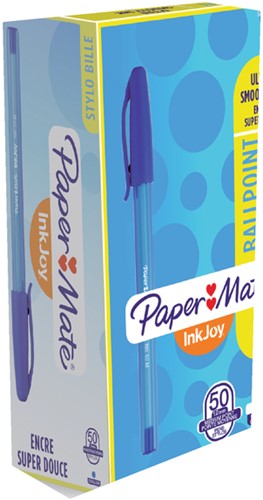 Balpen Paper Mate Inkjoy 100 medium blauw-2