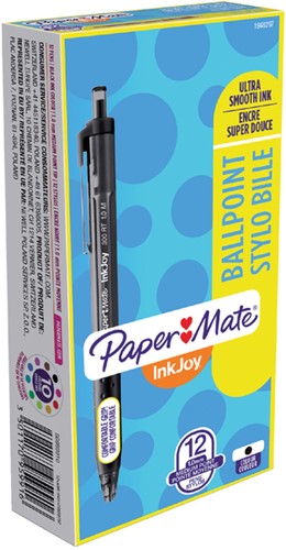 Balpen Paper Mate Inkjoy 300RT medium zwart-2