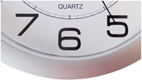 Wandklok Unilux Attraction Ø 22cm lichtgrijs/wit-2