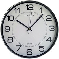 Wandklok Unilux Magnet Ø 30.5cm lichtgrijs/wit-1
