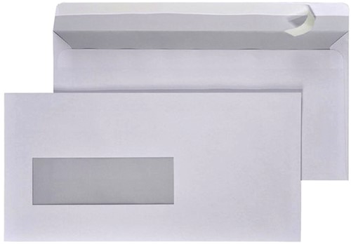 Envelop Quantore 110x220mm venster 3x10cm links zelfklevend 25 stuks-2