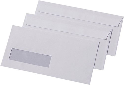 Envelop Quantore 110x220mm venster 3x10cm rechts 500 stuks-3