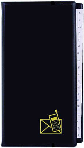 Telefoonalbum Kangaro 215x130mm A-Z 4-rings zwart-3